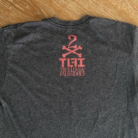 TLFI Brand Movie Poster Graphic T-Short Grey L - Picture 3 of 5